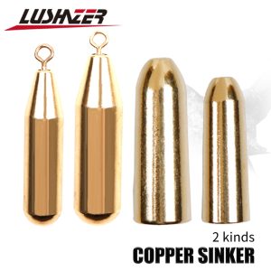 LUSHAZER 5pcs/lot cylinder shape copper weight